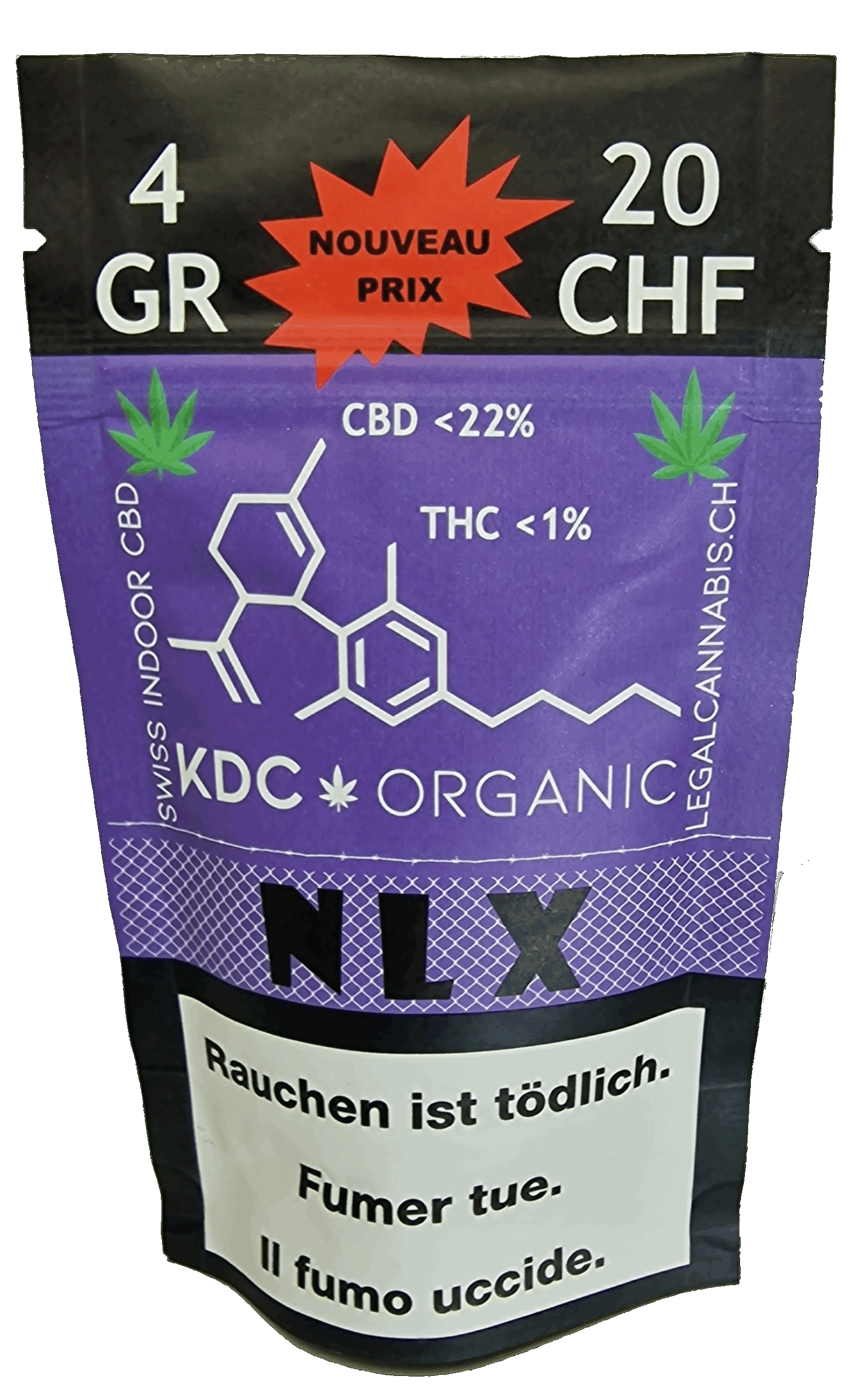 Fleurs de CBD KDC Organic NLX INDOOR – Image 3