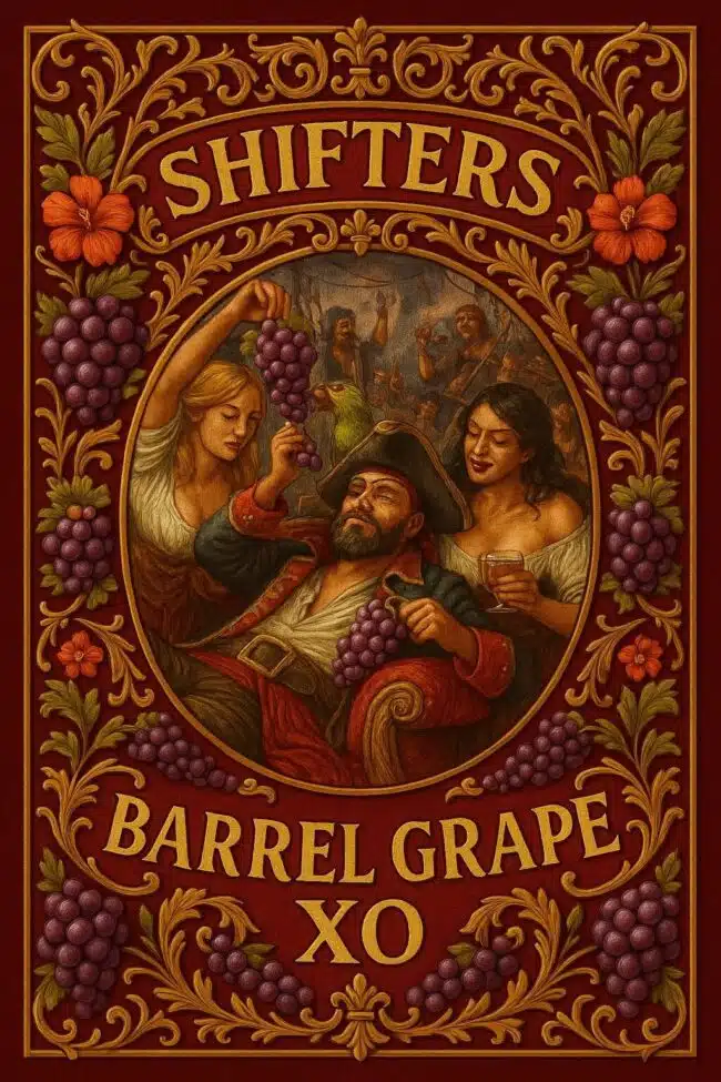E-liquide Shifters – Barrel Grape XO longfill 20/60ml (Rhum, Raisin, Crème)